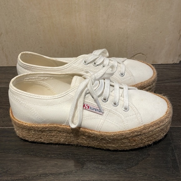 Superga raffia platform sneakers. - Picture 6 of 6
